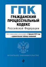 Гражданский процессуальный кодекс Российской Федерации. Текст с изм. и доп. на 3 февраля 2019 г. (+ сравнительная таблица изменений)