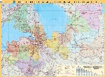 Ленинградская область. Настенная карта