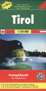 Тироль. Карта. Tirol 1:150 000