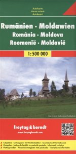Romania. Moldova. Rumanien-Moldau 1: 500000