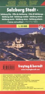 Salzburg City Tourist Map 1:10 000
