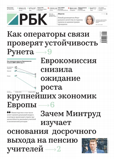 Ежедневная Деловая Газета Рбк 05-2019