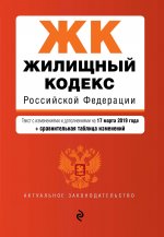 Жилищный кодекс Российской Федерации. Текст с изм. и доп. на 17 марта 2019 г. (+ сравнительная таблица изменений)