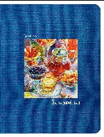 Блокнот. За чашкой чая (синий), 145х188мм, мягкая обложка, SoftTouch, 64 стр
