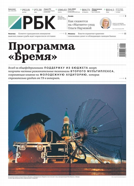 Ежедневная Деловая Газета Рбк 94-2019