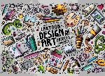 Design Art. Альбом для рисования (формат А4, офсет 160 гр., 50 страниц, евроспираль)