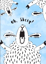 Oh, sheep! Тетрадь школьная в мягкой обложке, 48 л