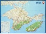 Карта настенная. Крым. 1: 360000, на картоне