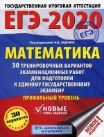 ЕГЭ-2020. Математика (60х84/8) 30 тренировочных вариантов экзаменационных работ для подготовки к единому государственному экзамену. Профильный уровень