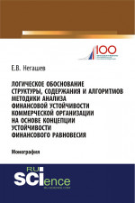 Логическое обоснование структуры, содержания и алгоритмов методики анализа финансовой устойчивости коммерческой организации на основе концепции устойч. Аспирантура. Магистратура. Монография