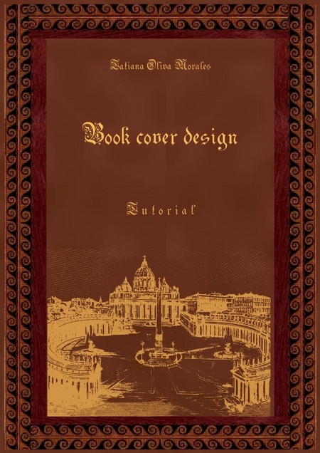 Book cover design. Tutorial