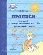 Прописи для детей с тяжёлыми нарушениями речи (ТНР). 1 дополнительный и 1 классы. Добукварный период