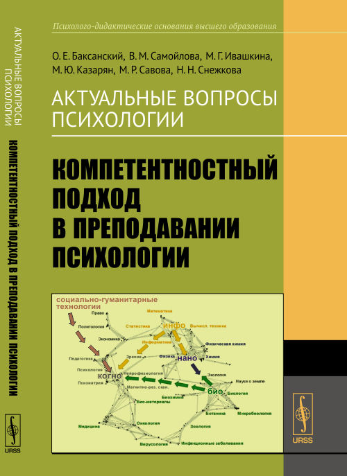 Актуальные вопросы психологии: Компетентностный подход в преподавании психологии. Изд. стереотип