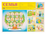 Демонстрационный плакат Семья /А2 (в индивидуальной упаковке с евро-подвесом)