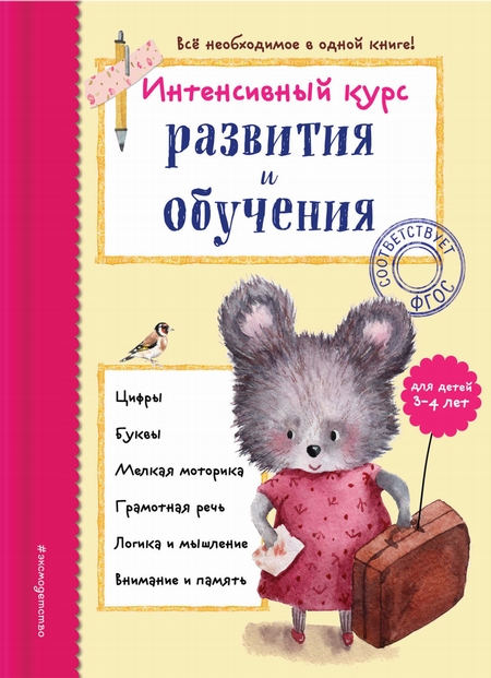 Интенсивный курс развития и обучения для детей 3-4 лет