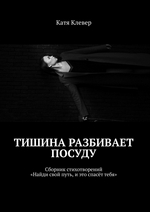 Тишина разбивает посуду. Сборник стихотворений «Найди свой путь, и это спасёт тебя»