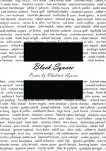 Black Square. Alphabet Poems