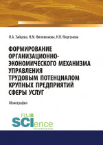 Формирование организационно-экономического механизма управления трудовым потенциалом крупных предприятий сферы услуг. (Бакалавриат). Монография