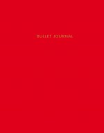 Bullet Journal (Алый) 162x210мм, твердая обложка, пружина, блокнот в точку, 120 стр