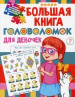 Большая книга головоломок для девочек