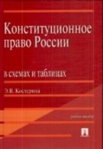 Конституционное право России в схемах и таблицах: учебное пособие