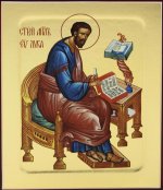 Икона апостола и евангелиста Луки на дереве: 125 х 160