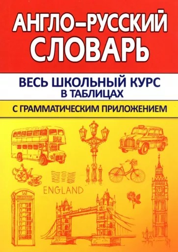 Англо-русский словарь с грамматическим приложением