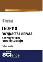 Теория государства и права в определениях, схемах и таблицах. (Адъюнктура, Аспирантура, Бакалавриат). Монография