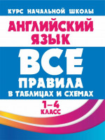 Английский язык. 1-4 классы. Все правила в таблицах и схемах