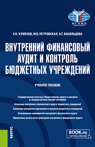 Внутренний финансовый аудит и контроль бюджетных учреждений. (Бакалавриат). Учебное пособие