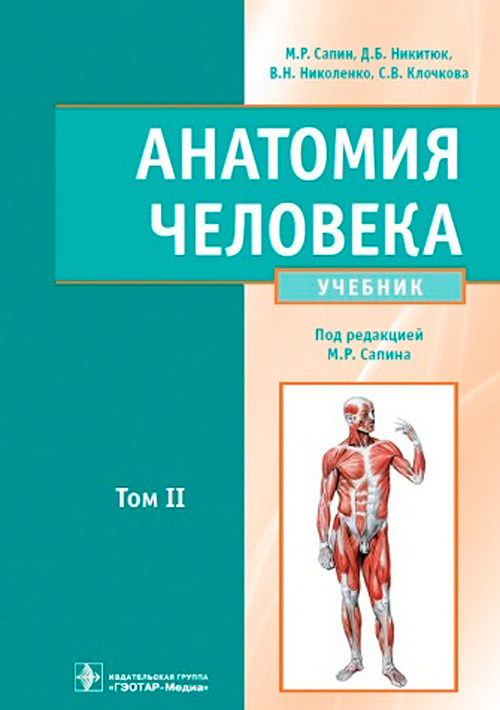 Сапин, Николенко, Никитюк: Анатомия человека. Учебник. В 2-х томах. Том 2