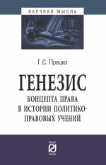 Генезис концепта права в истории политико-правовых учений. монография