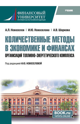 Количественные методы в экономике и финансах организаций топливно-энергетического комплекса. (Магистратура). Учебник