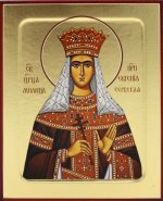 Икона Милицы (Евгении) Сербской, царицы (на дереве) 125 х 160