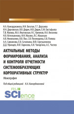 Актуальные методы формирования, анализа и контроля отчетности системообразующих корпоративных структур. (Аспирантура, Магистратура). Монография