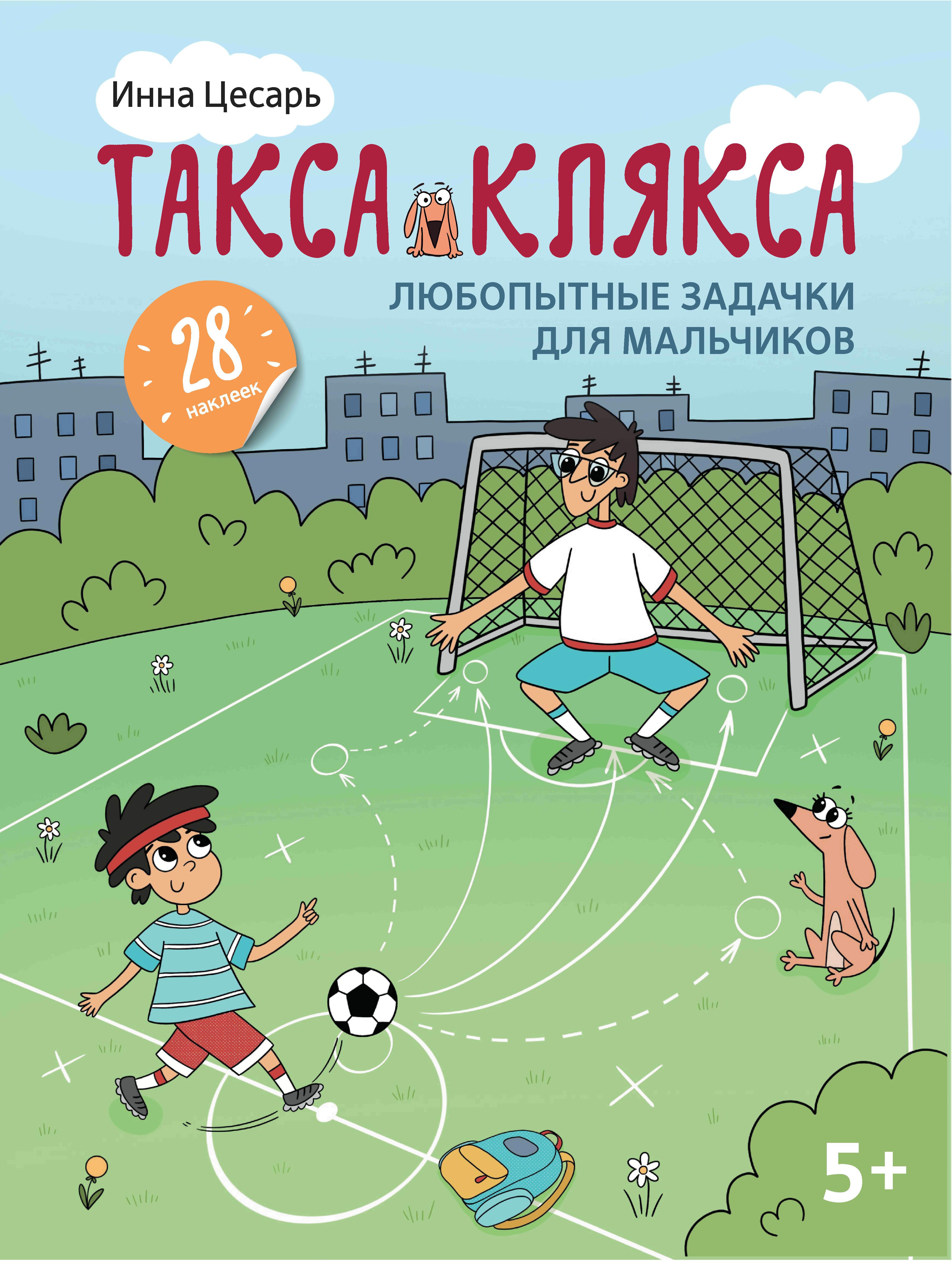 Любопытные задачки для мальчиков: 28 наклеек: 5+