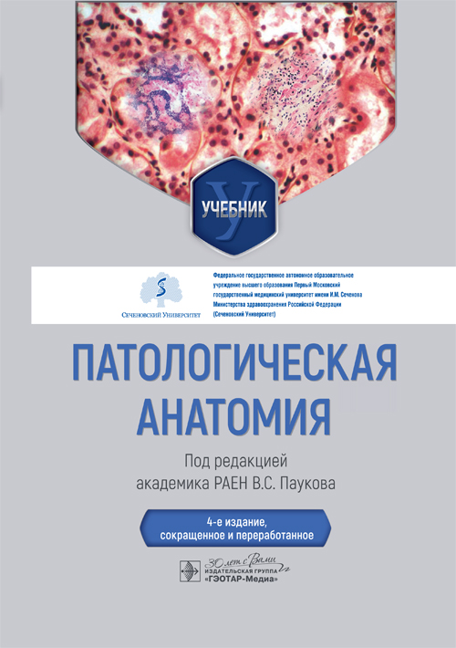 Патологическая анатомия : учебник / под ред. В. С. Паукова. — 4-е изд., сокр. и перераб. — Москва : ГЭОТАР-Медиа, 2023. — 832 с. : ил