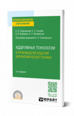Аддитивные технологии в производстве изделий аэрокосмической техники