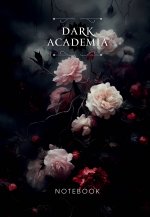 Dark Academia notebook (цветы)