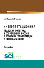Интерпретационная правовая политика в современной России в условиях глобализации и регионализации. (Аспирантура, Бакалавриат, Магистратура). Монография