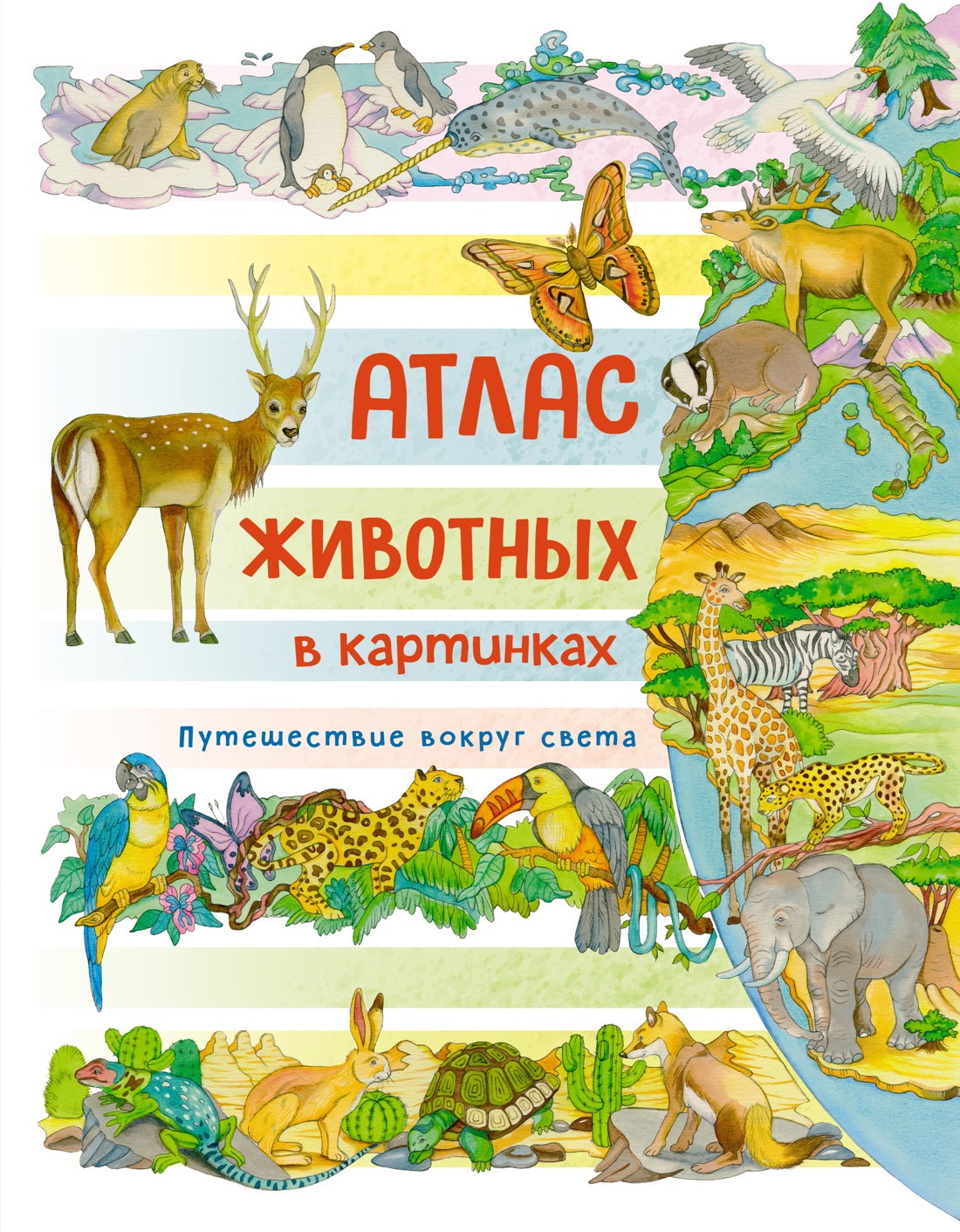Атлас животных в картинках. Путешествие вокруг св