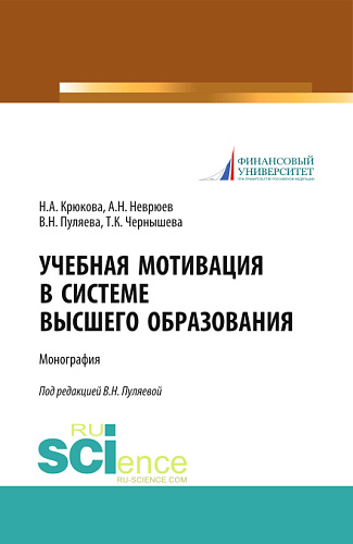 Учебная мотивация в системе высшего образования. (Аспирантура, Магистратура). Монография