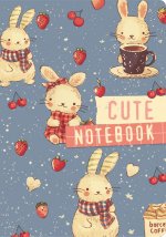 Cute Bunny Notebook (А6, 32 л., дизайнерская бумага)