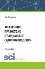 Электронное правосудие (гражданское судопроизводство). (Аспирантура, Бакалавриат, Магистратура). Монография