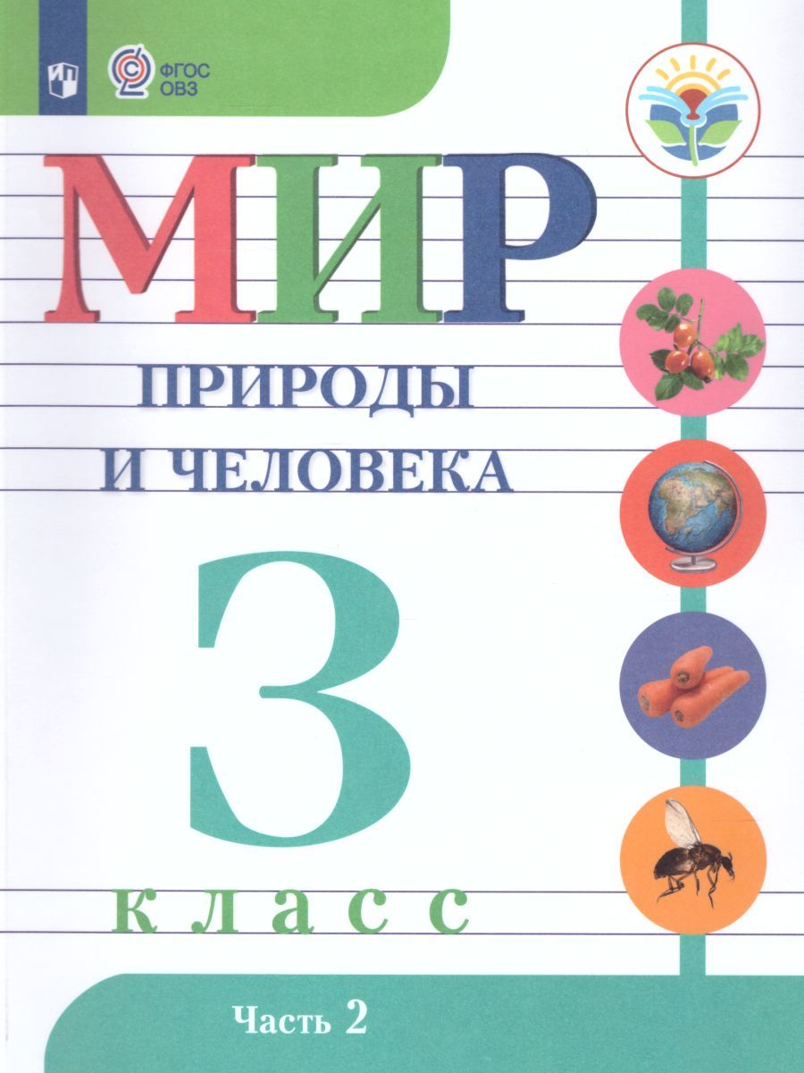 Мир природы и человека 3 класс. Учебник в 2-х частях. Часть 2. (для обучающихся с интеллектуальными нарушениями)