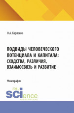 Подвиды человеческого потенциала и капитала: сходства, различия, взаимосвязь и развитие. (Аспирантура). Монография