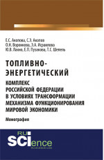 Топливно-энергетический комплекс Российской Федерации в условиях трансформации механизма функционирования мировой экономики. (Аспирантура, Магистратура). Монография