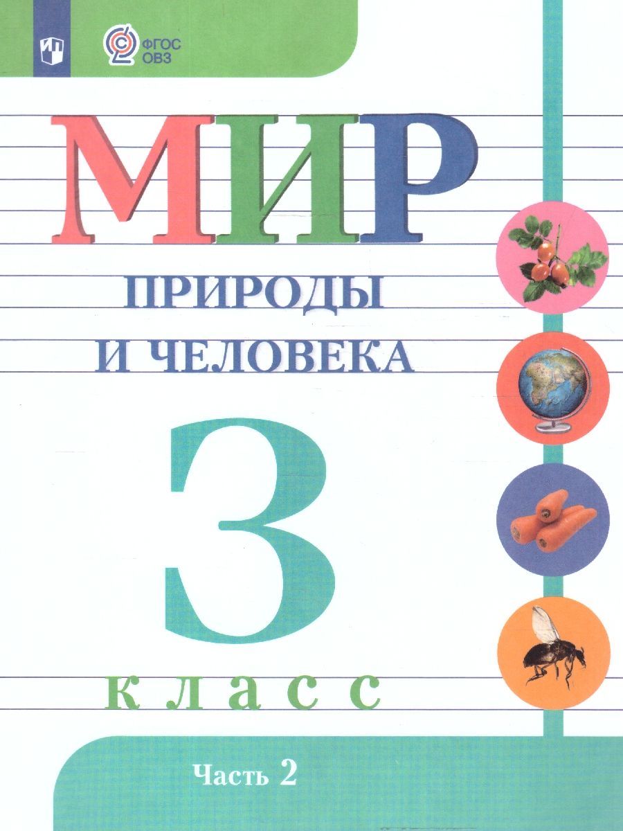 Мир природы и человека 3 класс. Учебник. Часть 2. (Обновленный, для обучающихся с интеллектуальными нарушениями). ФГОС ОВЗ