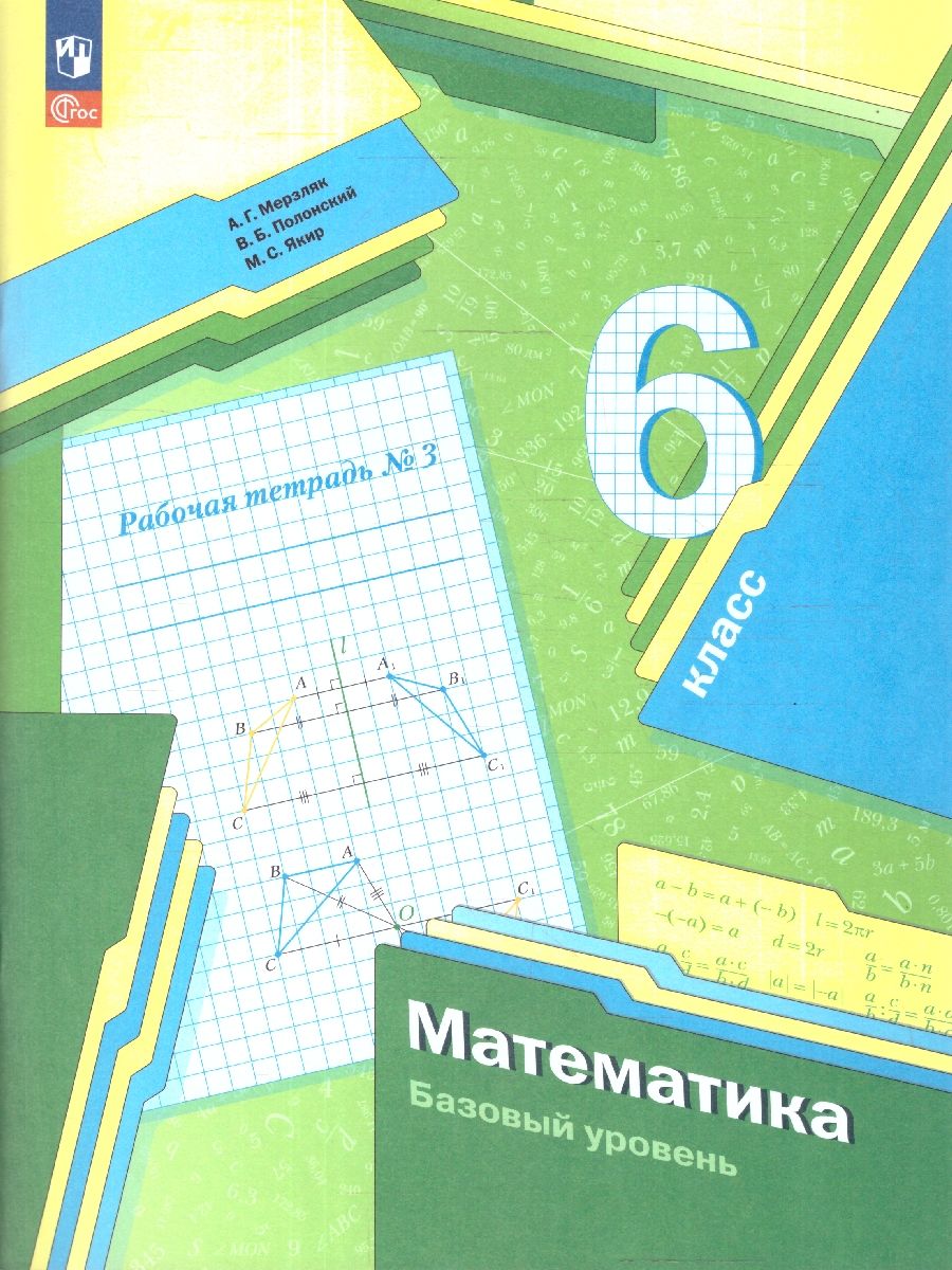 Математика 6 класс. Рабочая тетрадь №3. К новому учебному пособию. ФГОС