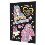 Дневничок желаний с наклейками (черная обложка)